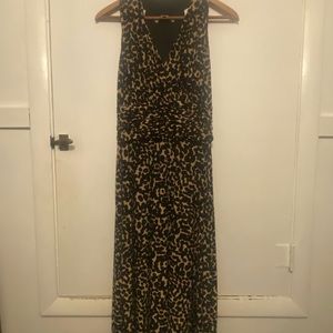 Evan Picone halter dress with Calvin Klein jacket